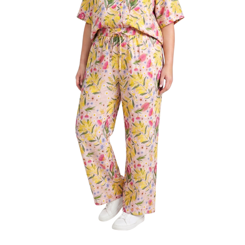 Botanical Linen Pants