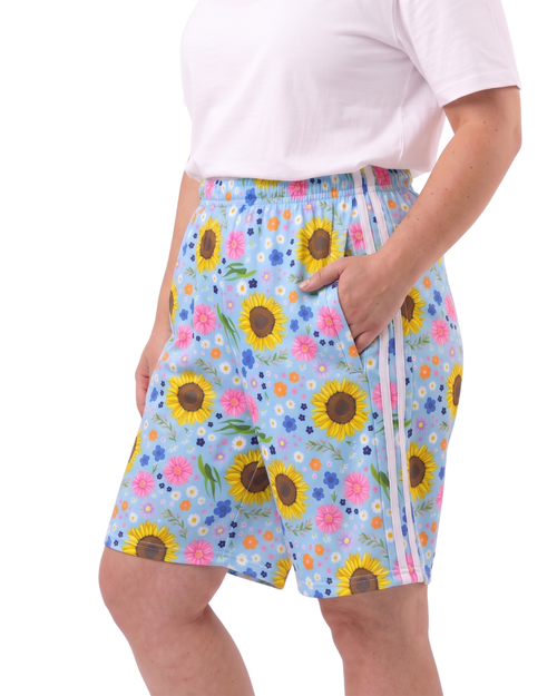 Sunny Extended-Length Footy Shorts