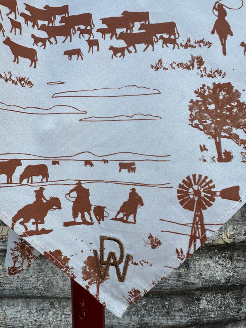 Neck Scarf- Spinifex Large Print