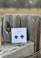 James Small Button Earrings