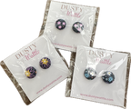Bloom Small Button Earrings