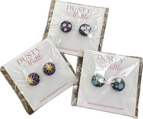 Bloom Small Button Earrings