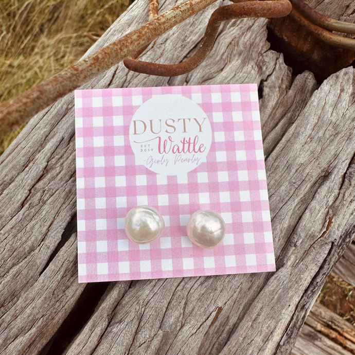 Baroque Pearl Studs