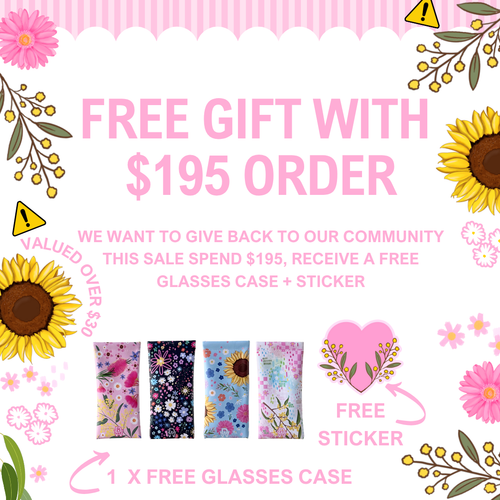 FREE GIFT - GLASSES CASE + STICKER