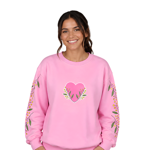 Wattle Heart Crewneck