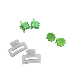 Green Little Hair Claw Pack -Assorted