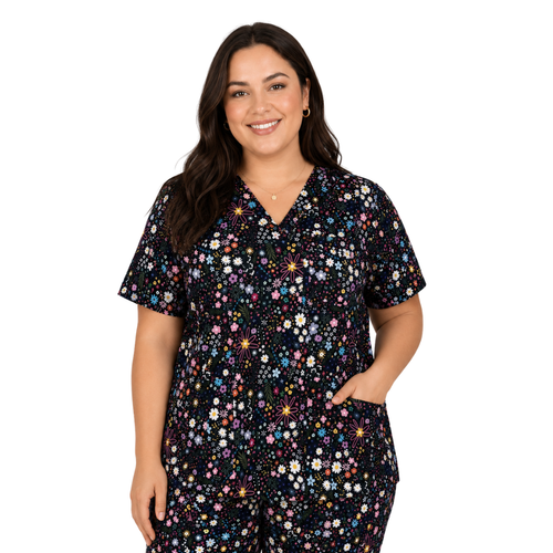 Bloom Scrub Shirt