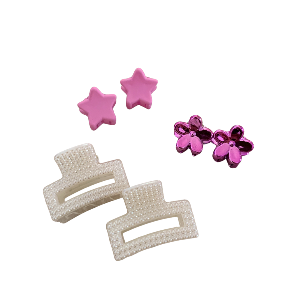 Purple Little Hair Claw Pack -Assorted