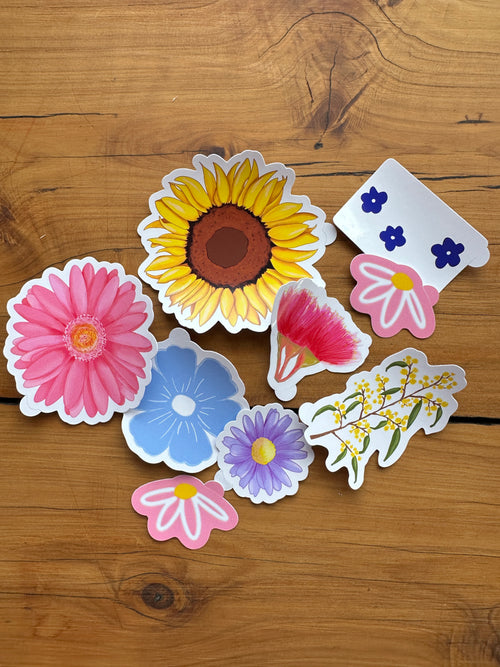 Dusty Wattle Sticker Pack