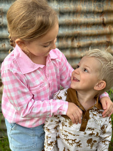 Elsie Kids Fishing Shirt