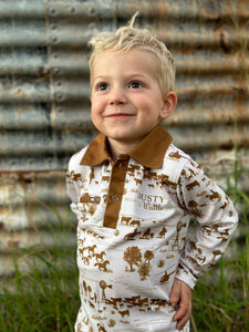 Spinifex Kids Fishing Shirt