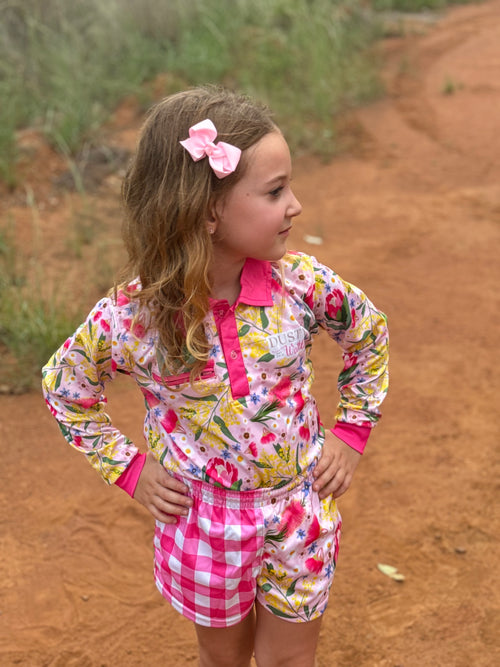 Botanical Kids Fishing Shirt & Footy Short Bundle